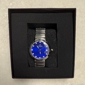 Oniss Prima ON5559-12BU Ladies Watch, Brand New, Swiss Movement, Stainless Steel